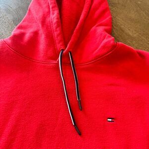 Tommy-hilfiger Men's Red Hoodie